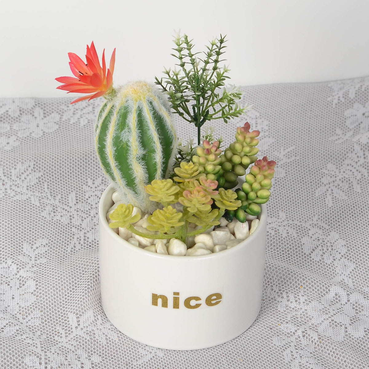 Planta artificial en maceta para decoración de interiores - 15