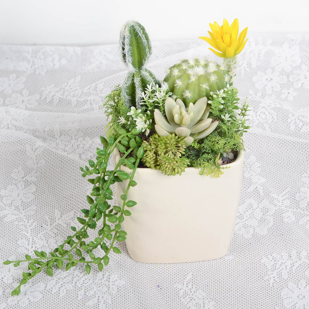 Planta artificial en maceta para decoración de interiores