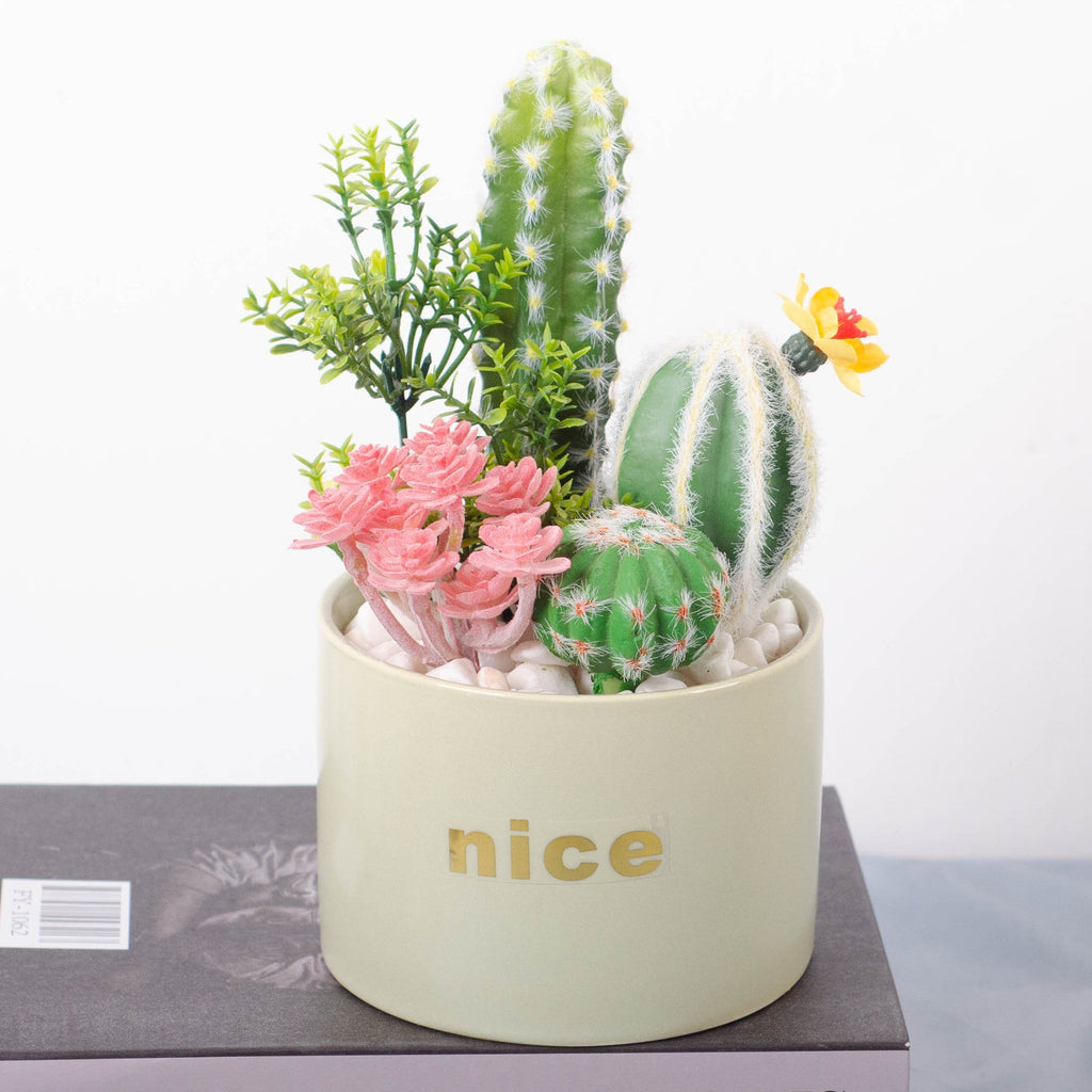 Planta artificial en maceta para decoración de interiores - 9