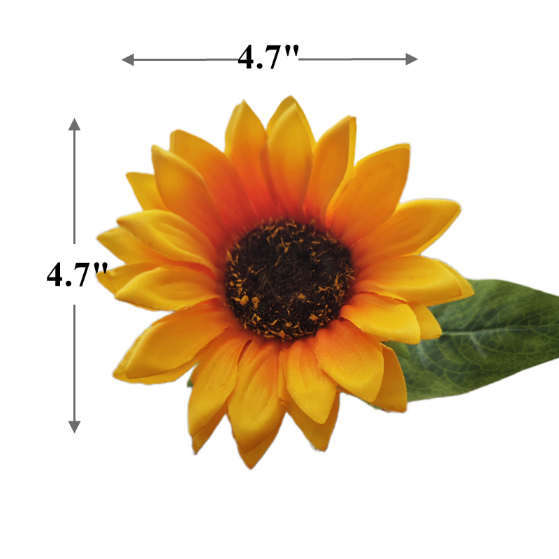 Girasoles artificiales de 13" para bodas y eventos