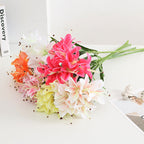 Tulipanes artificiales con tacto real de 28" para bodas y eventos - Amarillo