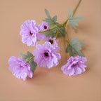 Flores artificiales de 23" para bodas y eventos - Morado