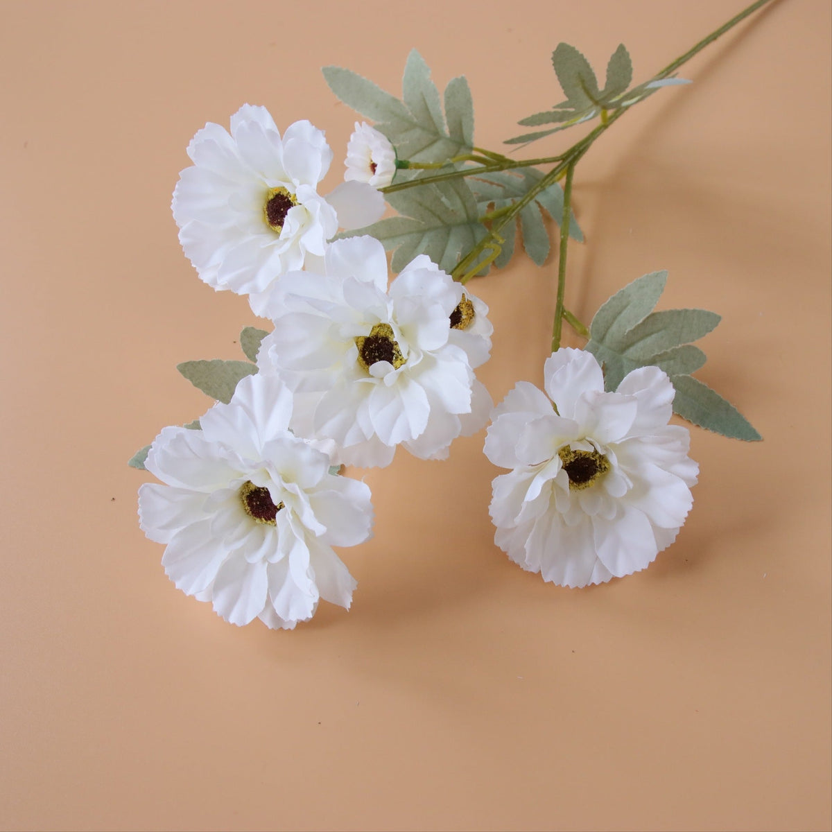 Flores artificiales de 23" para bodas y eventos - Blanco