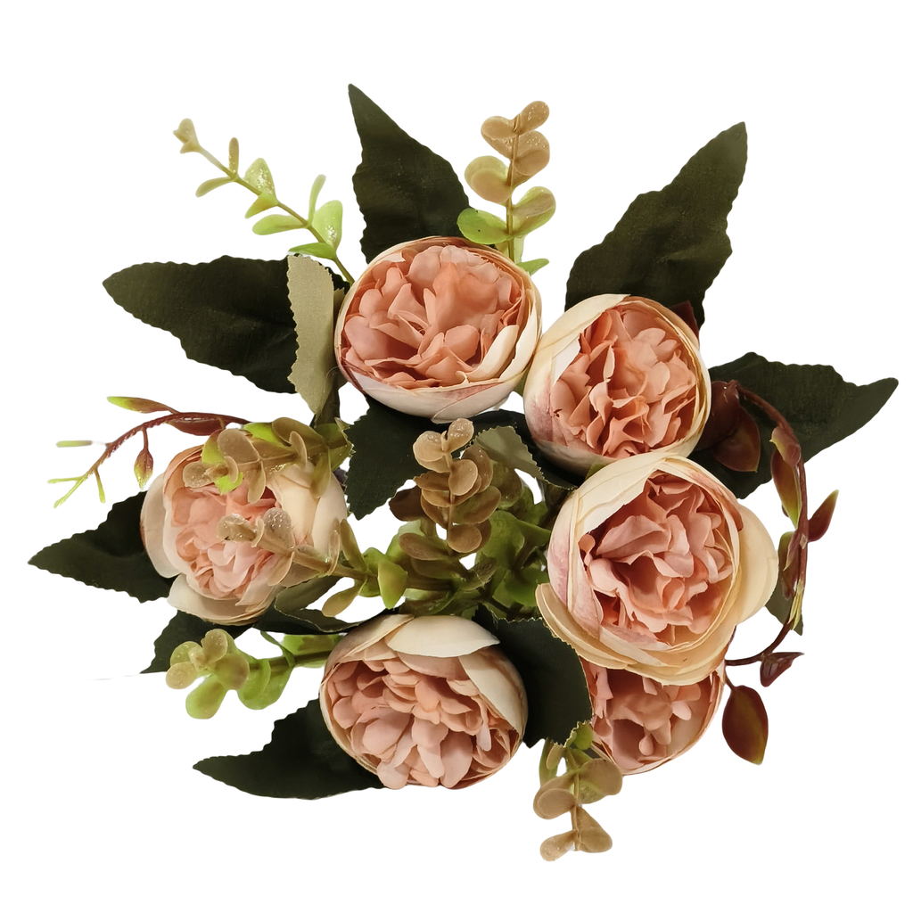 Peonías artificiales de 12" para bodas y eventos