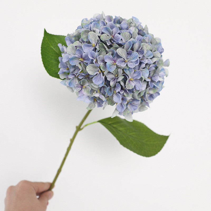 Hortensias artificiales con resistencia a los rayos UV de 26" para jardín, balcón y terraza