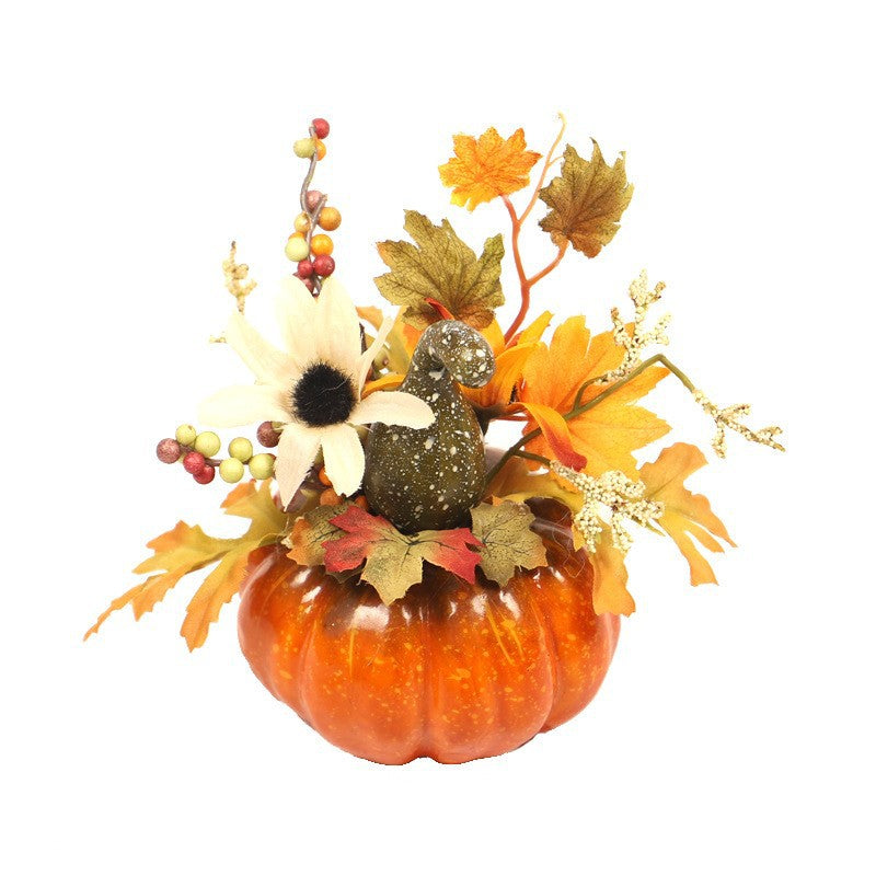 Calabazas artificiales de 6" x 5" 3 piezas para bodas y eventos