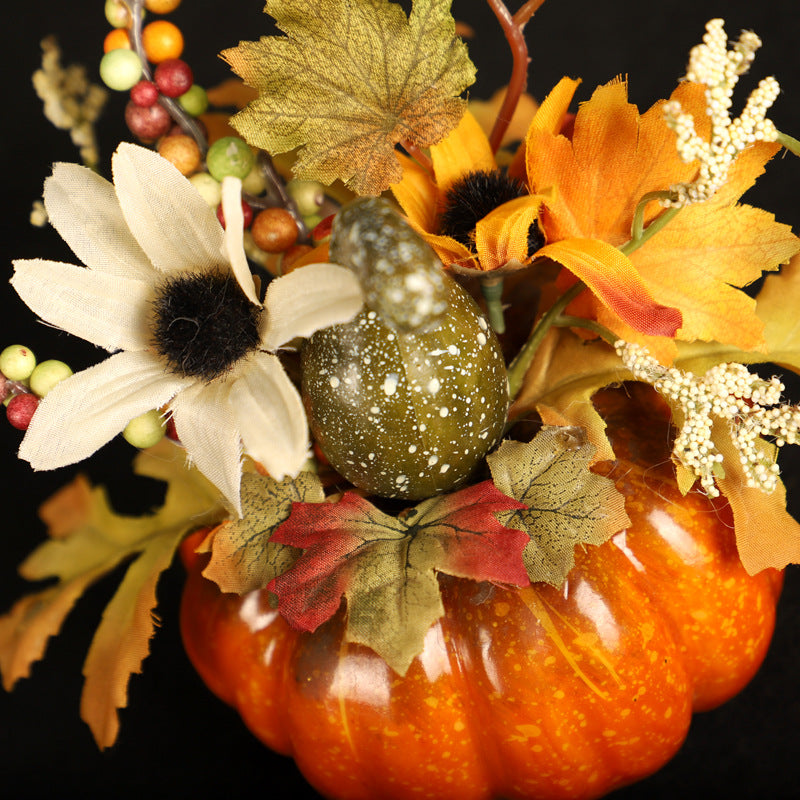 Calabazas artificiales de 6" x 5" 3 piezas para bodas y eventos
