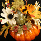 Calabazas artificiales de 6" x 5" 3 piezas para bodas y eventos