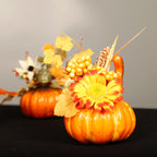 Calabazas artificiales de 6" x 5" 3 piezas para bodas y eventos