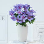 Azaleas artificiales con resistencia a los rayos UV de 17" para jardín, balcón y terraza