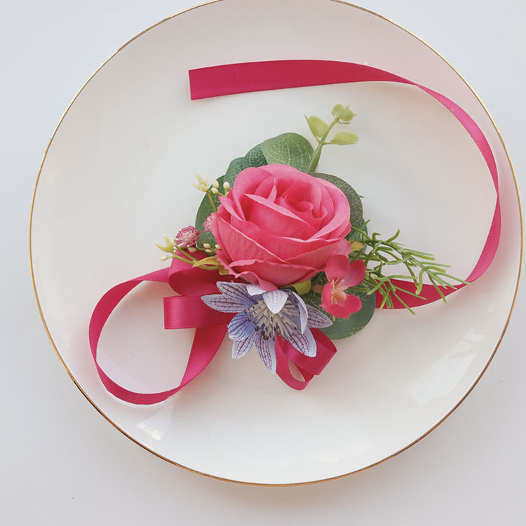 Rosas artificiales de 6" x 5" para bodas y eventos