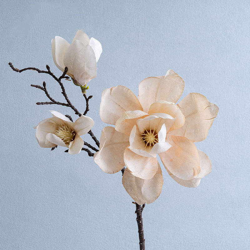 Magnolias artificiales de 19.6" para decoración de interiores