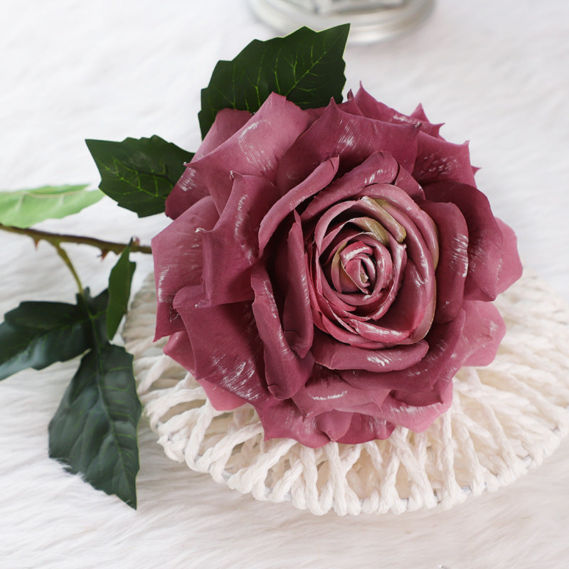 Rosas artificiales de 33" x 6" 3 piezas para bodas y eventos