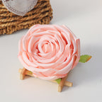 Rosas artificiales de 3" x 3" para bodas y eventos - Light morado