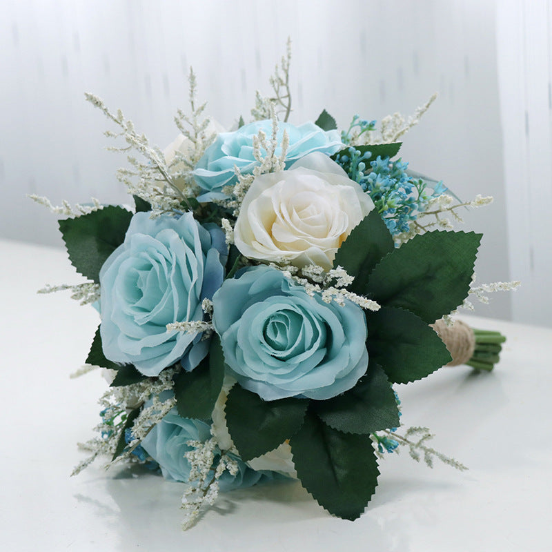 Rosas artificiales de 7" para bodas y eventos