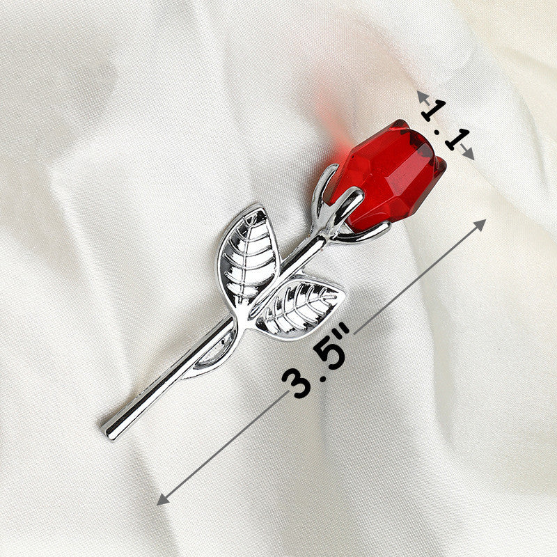 Rosas artificiales de 3.5" para bodas y eventos