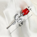 Rosas artificiales de 3.5" para bodas y eventos