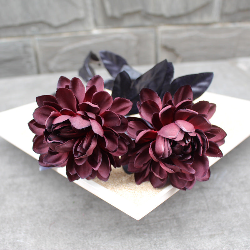 Dalias artificiales de 15" 10 piezas para bodas y eventos