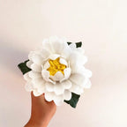 Tallos artificiales de 3" x 3" para arreglos florales y proyectos DIY - Azul real