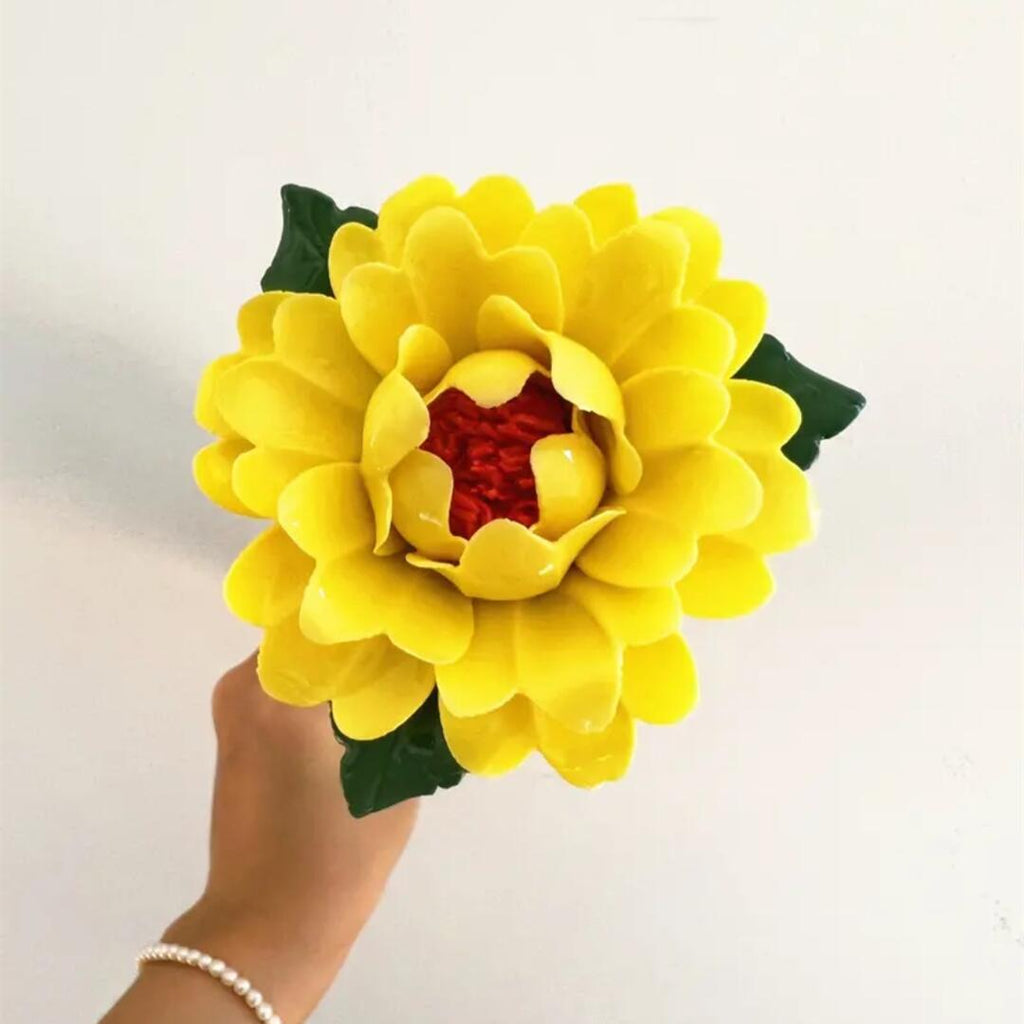 Tallos artificiales de 3" x 3" para arreglos florales y proyectos DIY - Verde