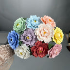 Tallos artificiales de 3" x 3" para arreglos florales y proyectos DIY - Amarillo