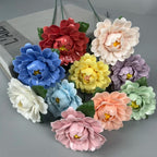 Tallos artificiales de 3" x 3" para arreglos florales y proyectos DIY - Blanco