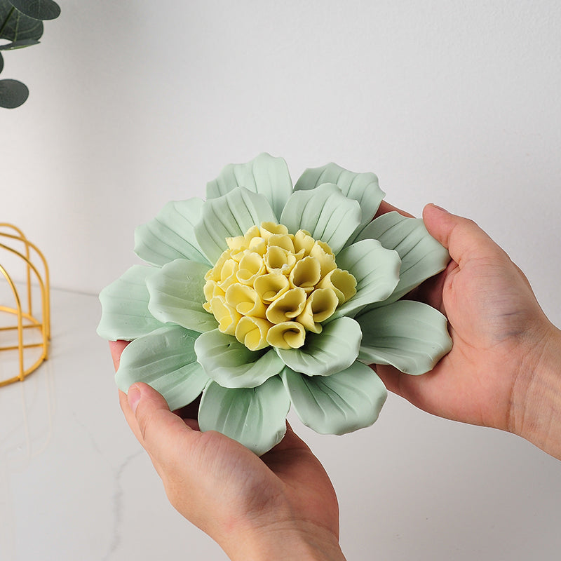 Magnolias artificiales de 4.7" para arreglos florales y proyectos DIY - Magnolia Blanco
