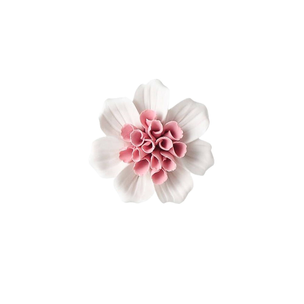 Magnolias artificiales de 4.7" para arreglos florales y proyectos DIY - Balsamine Morado