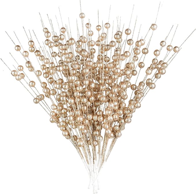 Bayas decorativas artificiales de 17" para bodas y eventos