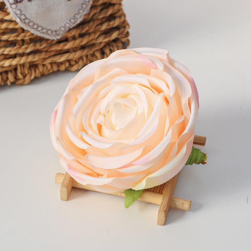 Rosas artificiales de 3" x 3" para bodas y eventos