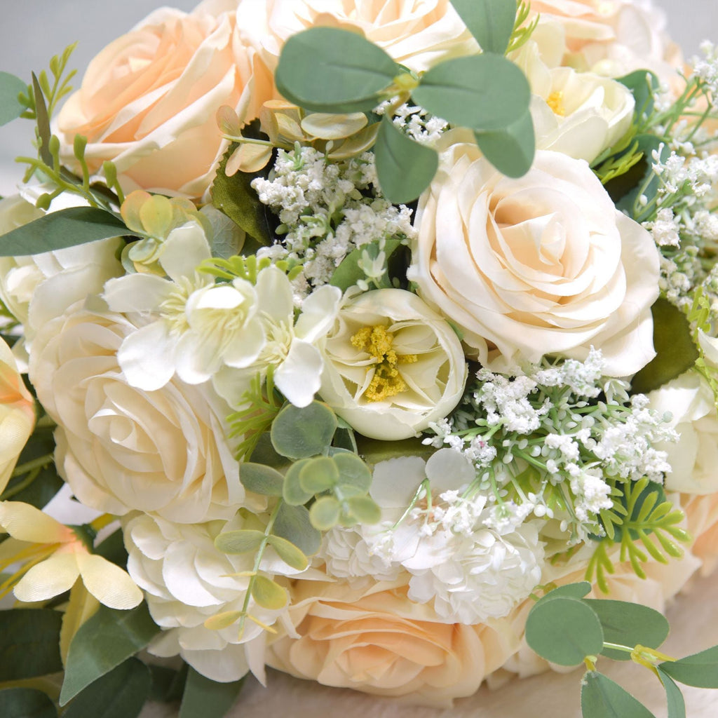 Peonías artificiales de 9" para bodas y eventos