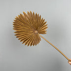 Hojas de palmera artificiales con tacto real de 18" para bodas y eventos - Coffee