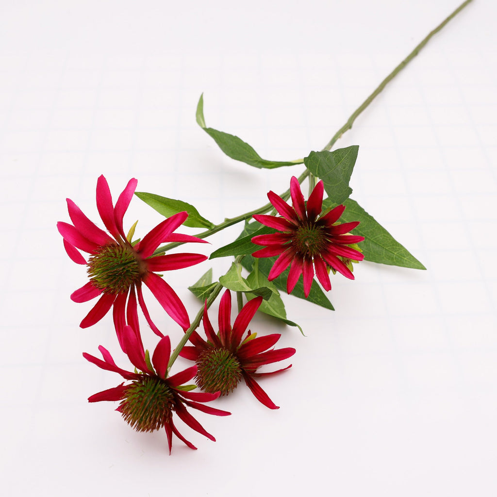 Tallos artificiales de 29" para arreglos florales y proyectos DIY - Rosa