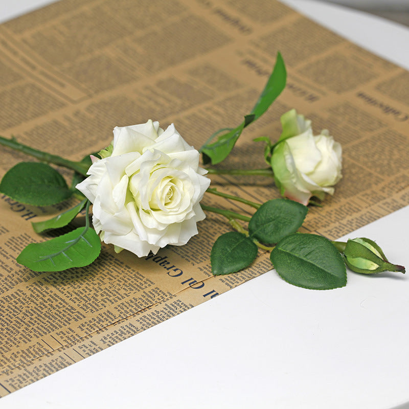 Rosas artificiales con tacto real de 20" para bodas y eventos