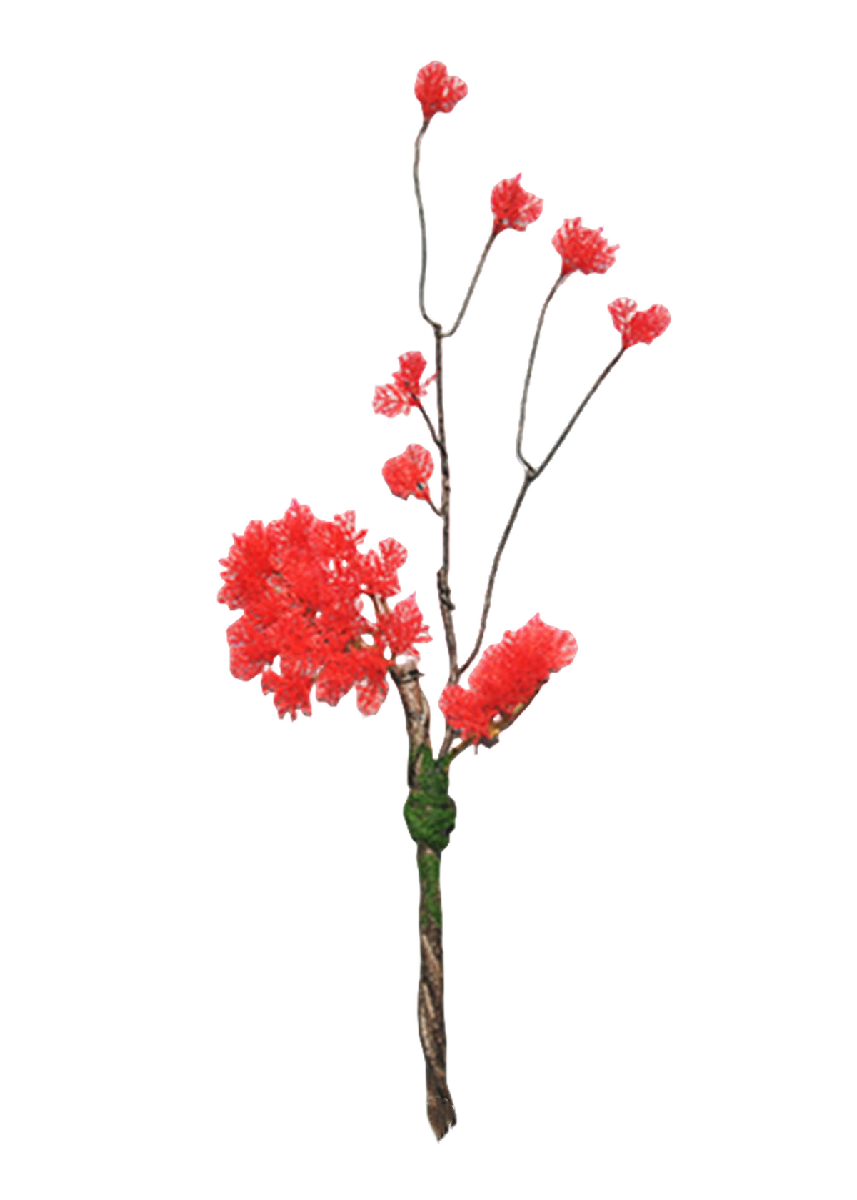 Ramas de pino artificiales de 15" x 6" 5 piezas para bodas y eventos