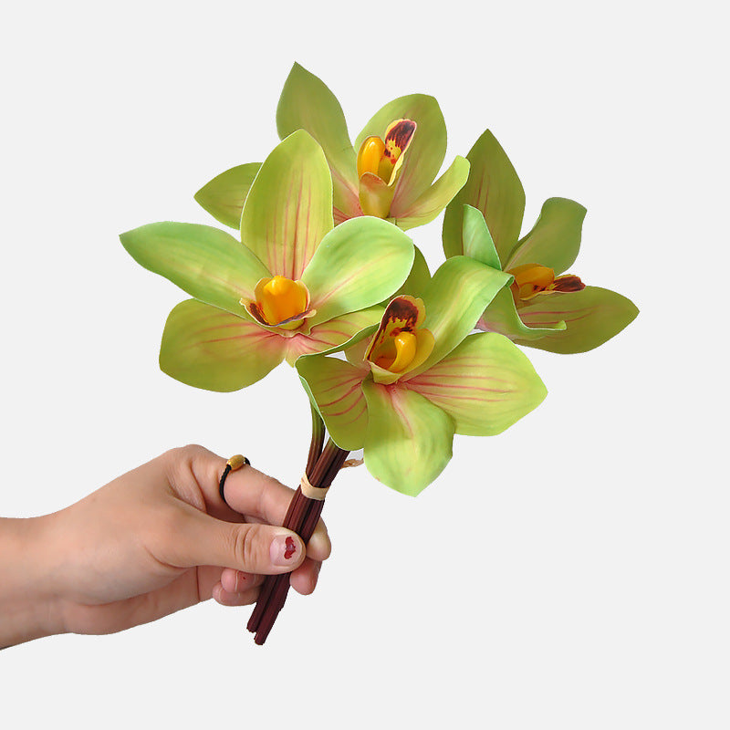 Orquídeas artificiales con tacto real de 10" para bodas y eventos