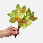 Orquídeas artificiales con tacto real de 10" para bodas y eventos