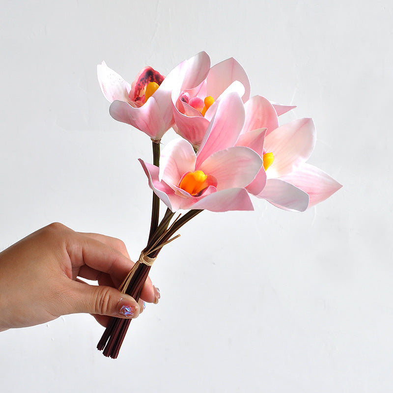 Orquídeas artificiales con tacto real de 10" para bodas y eventos
