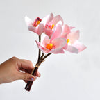 Orquídeas artificiales con tacto real de 10" para bodas y eventos