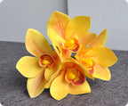 Orquídeas artificiales con tacto real de 10" para bodas y eventos