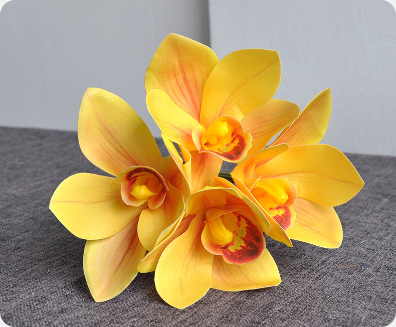 Orquídeas artificiales con tacto real de 10" para bodas y eventos