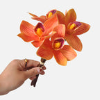 Orquídeas artificiales con tacto real de 10" para bodas y eventos