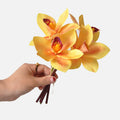 Orquídeas artificiales con tacto real de 10" para bodas y eventos