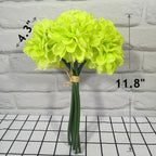 Dalias artificiales de 11.8" para bodas y eventos - Naranja