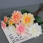 Dalias artificiales de 24" x 9" para bodas y eventos - Rosa