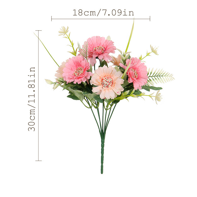 Margaritas artificiales de 11.8" para arreglos florales y proyectos DIY - Crema