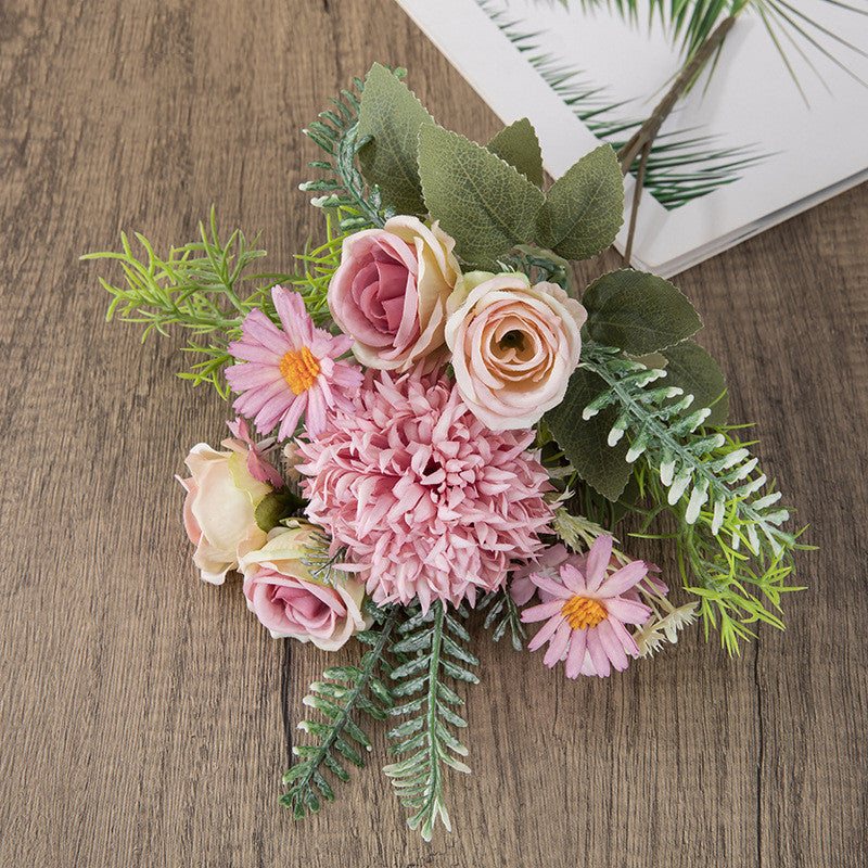 Rosas artificiales con resistencia a los rayos UV de 12" x 6" para jardín, balcón y terraza