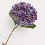 Hortensias artificiales con resistencia a los rayos UV de 26" para jardín, balcón y terraza