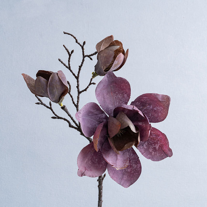 Magnolias artificiales de 19.6" para decoración de interiores