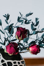 Rosas artificiales de 9" x 14" para decoración de interiores